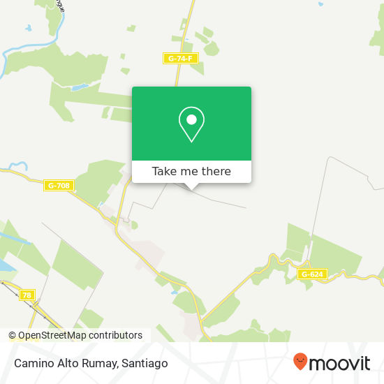 Camino Alto Rumay map