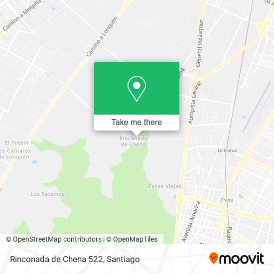 Mapa de Rinconada de Chena 522