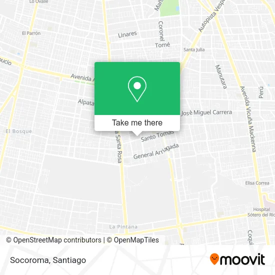 Socoroma map