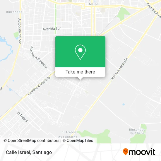 Mapa de Calle Israel