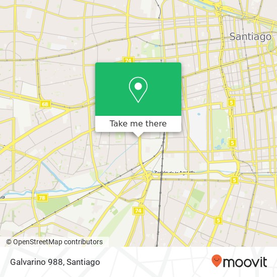 Galvarino 988 map