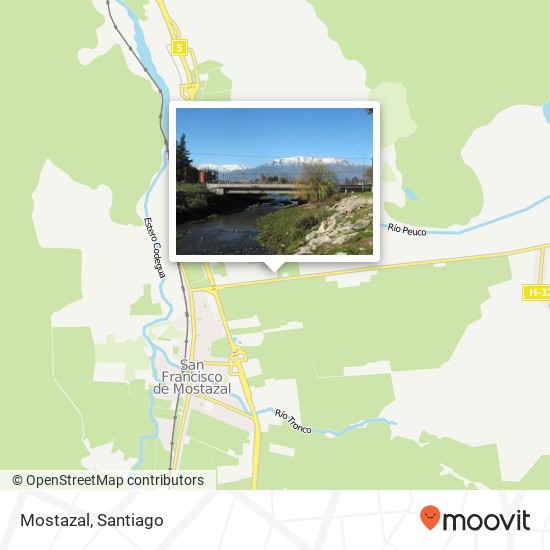 Mapa de Mostazal