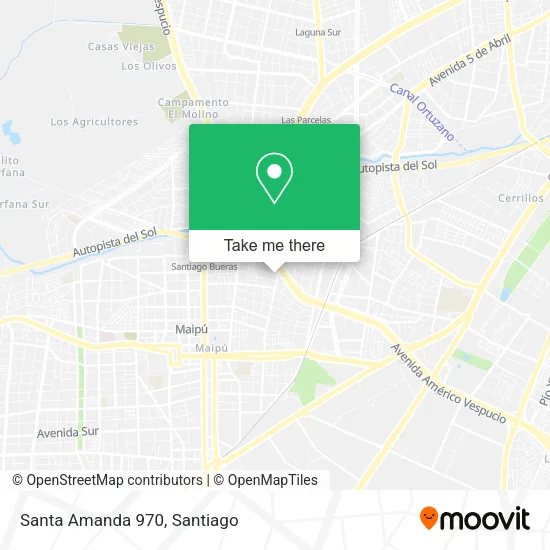 Santa Amanda 970 map