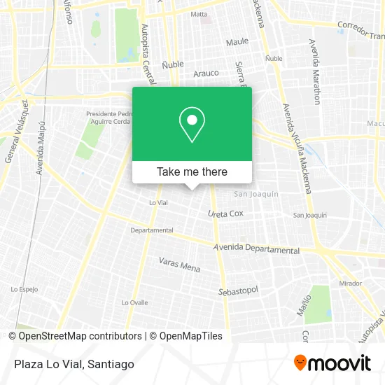 Plaza Lo Vial map