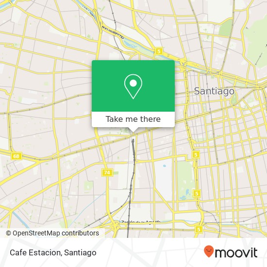 Cafe Estacion map