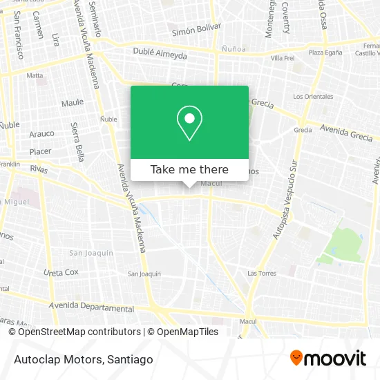 Autoclap Motors map