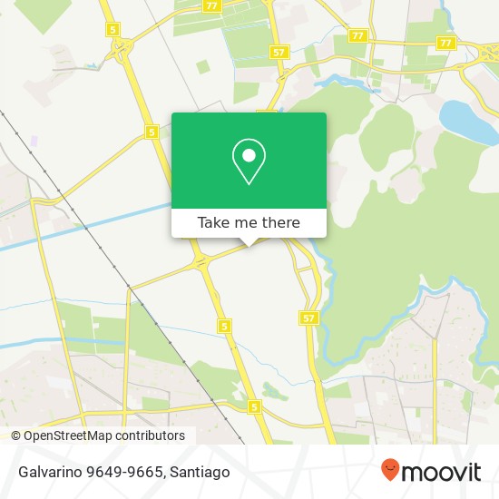 Galvarino 9649-9665 map