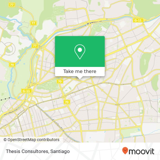 Thesis Consultores map