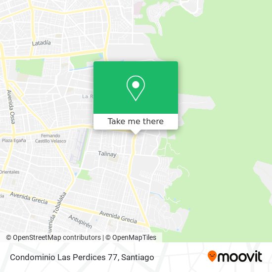 Condominio Las Perdices 77 map