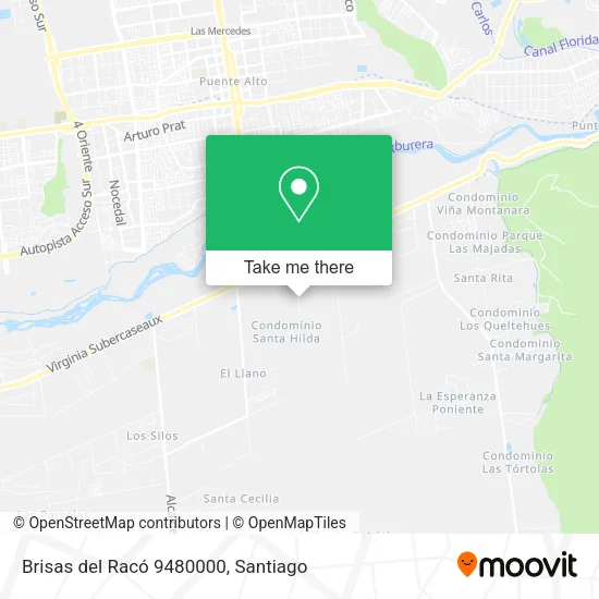 Mapa de Brisas del Racó 9480000