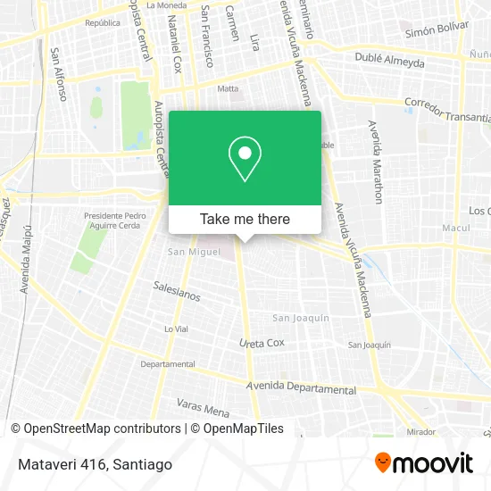 Mataveri 416 map