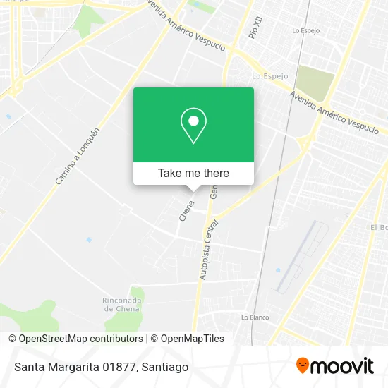 Santa Margarita 01877 map