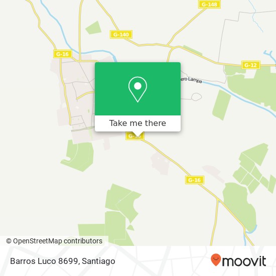 Barros Luco 8699 map