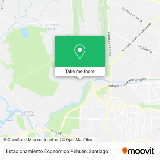 Estacionamiento Económico Pehuén map