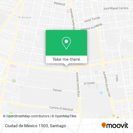 Ciudad de México 1503 map