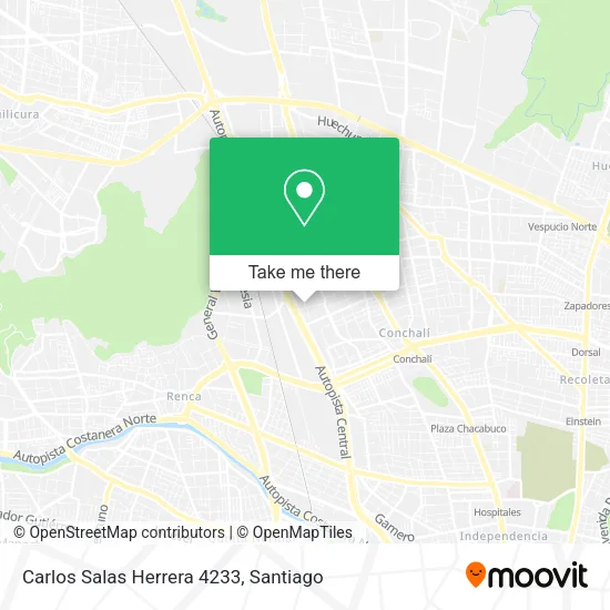 Carlos Salas Herrera 4233 map