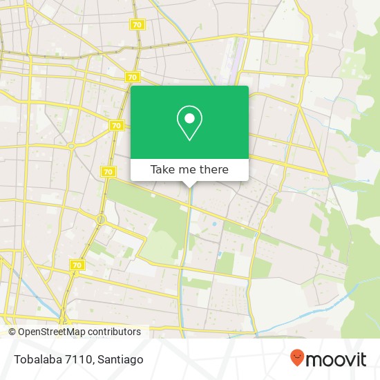 Tobalaba 7110 map