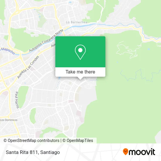 Santa Rita 811 map
