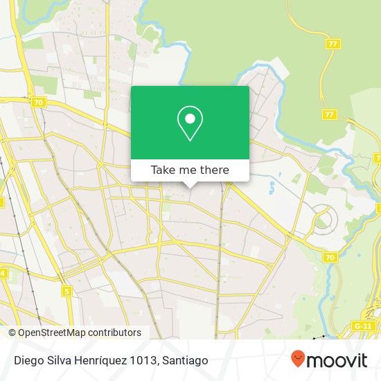 Diego Silva Henríquez 1013 map