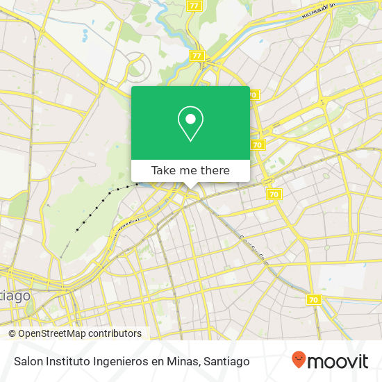 Mapa de Salon Instituto Ingenieros en Minas
