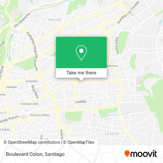 Boulevard Colon map