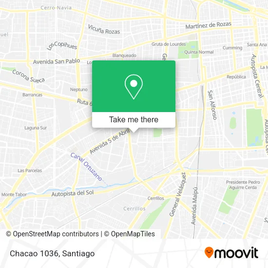 Chacao 1036 map