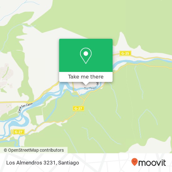 Los Almendros 3231 map