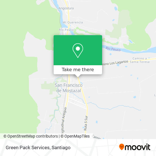 Green Pack Services map