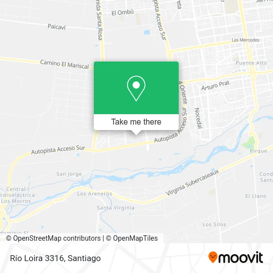 Río Loira 3316 map