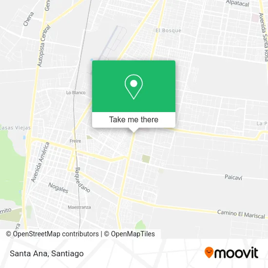 Santa Ana map