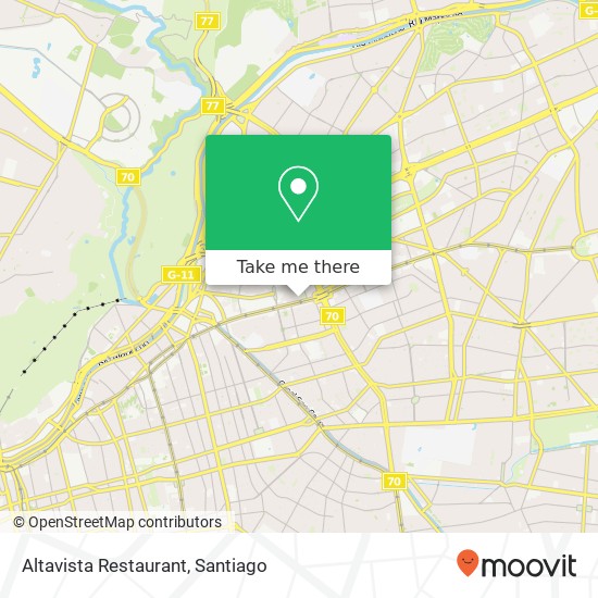 Altavista Restaurant map