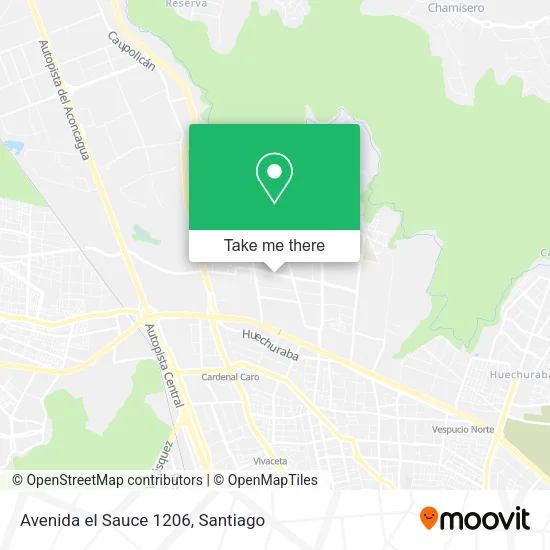 Avenida el Sauce 1206 map