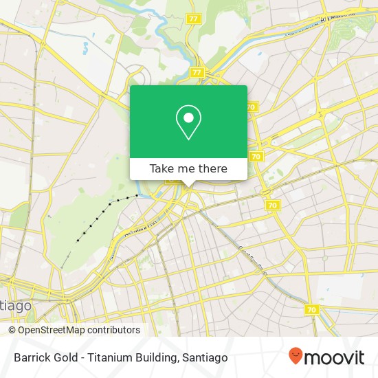 Barrick Gold - Titanium Building map