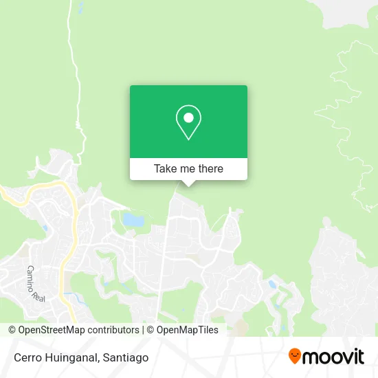 Cerro Huinganal map