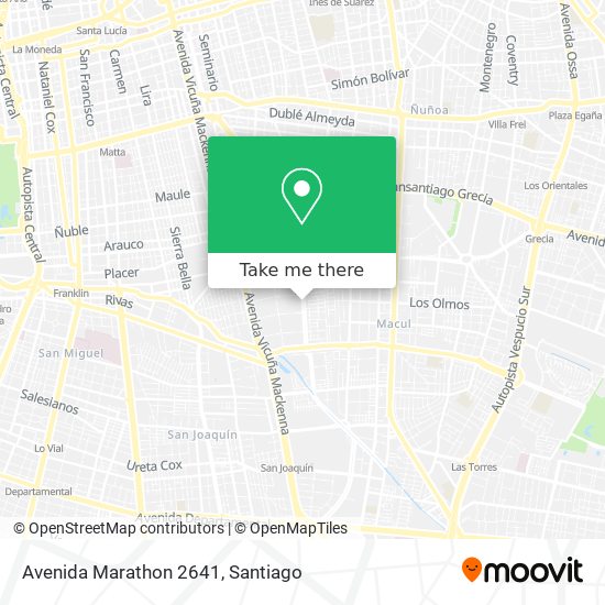 Avenida Marathon 2641 map