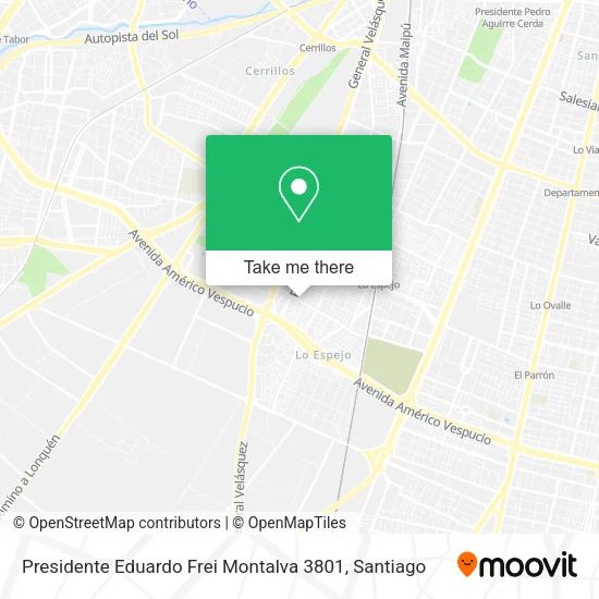 Presidente Eduardo Frei Montalva 3801 map