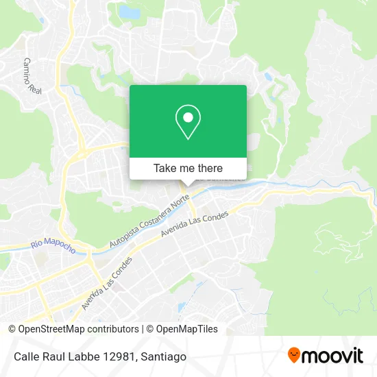 Calle Raul Labbe 12981 map