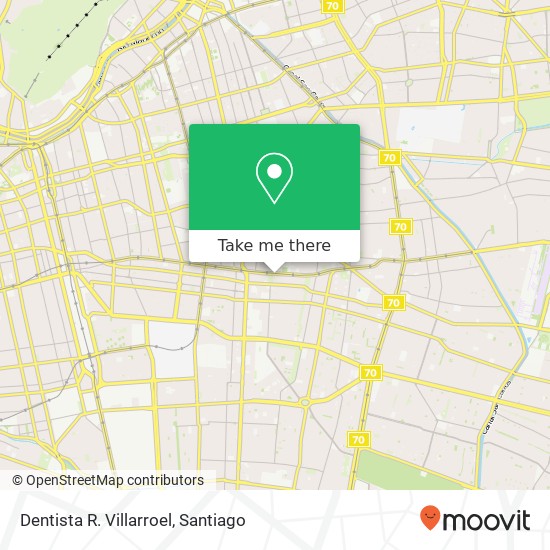 Dentista R. Villarroel map