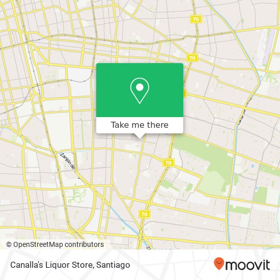 Canalla's Liquor Store map