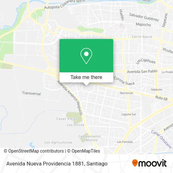 Avenida Nueva Providencia 1881 map