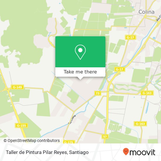 Mapa de Taller de Pintura Pilar Reyes