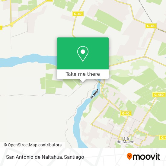 San Antonio de Naltahua map