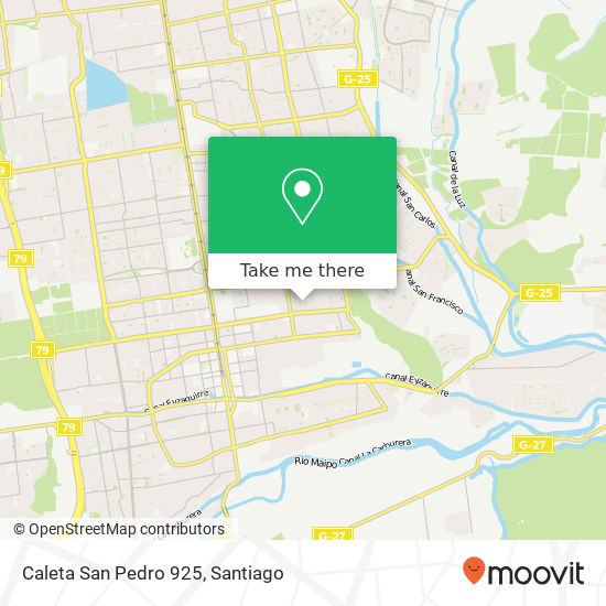 Caleta San Pedro 925 map