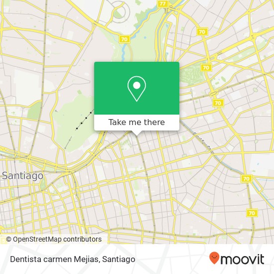 Dentista carmen Mejias map