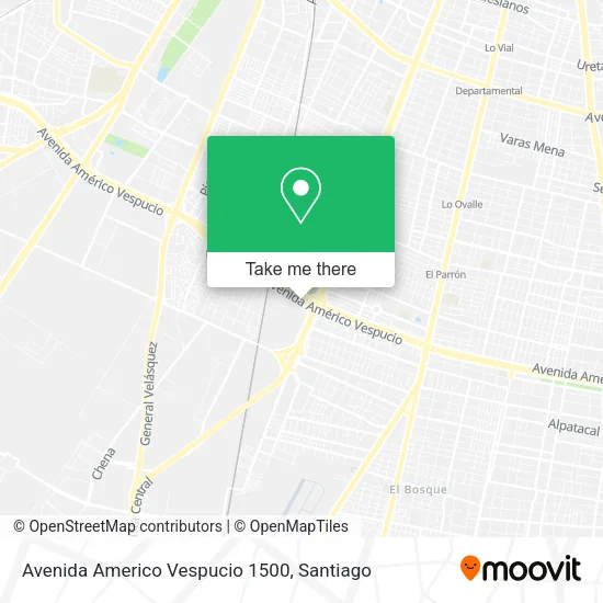 Avenida Americo Vespucio 1500 map