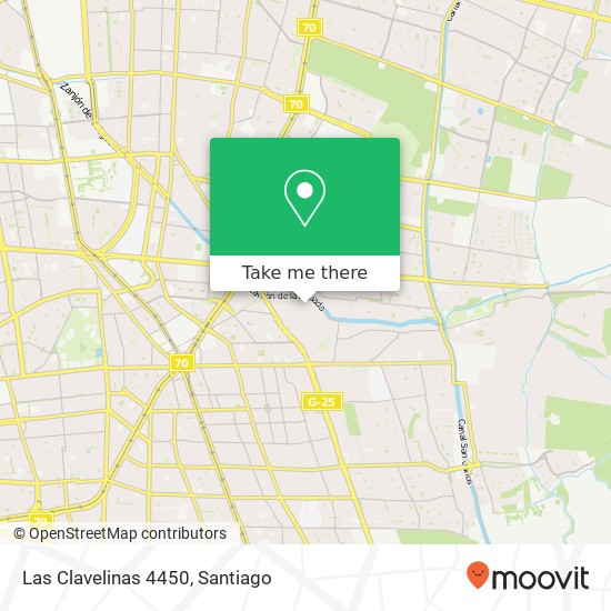 Las Clavelinas 4450 map