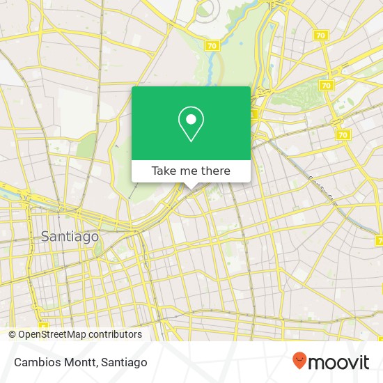 Cambios Montt map