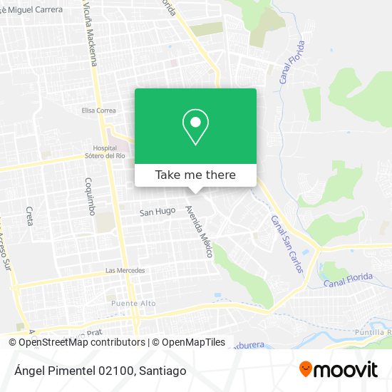 Mapa de Ángel Pimentel 02100