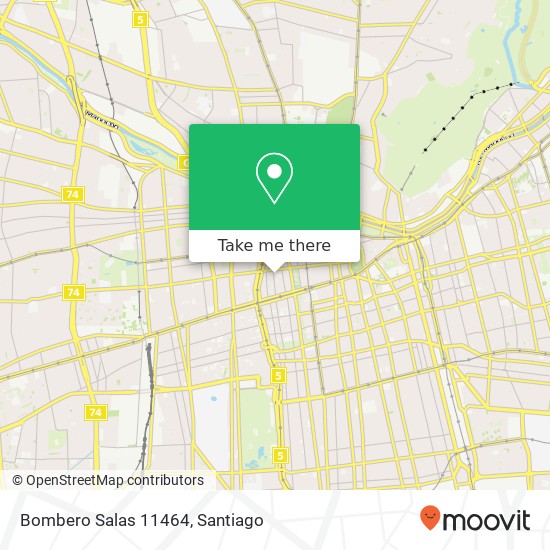 Bombero Salas 11464 map