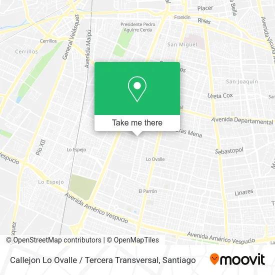 Callejon Lo Ovalle / Tercera Transversal map